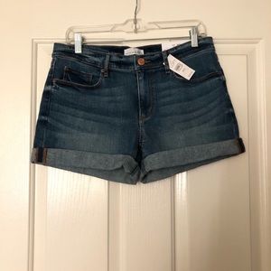 LOFT denim shorts, size 28 NWT